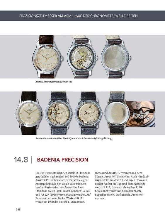Produktbild: Deutsche Armbandchronometer und Qualit&auml;tsuhren 1935 &ndash; 1980