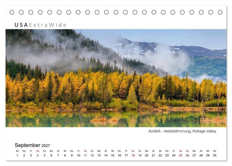 Produktbild: Entdeckungsreise durch ALASKA (Tischkalender 2027 DIN A5 quer), CALVENDO Monatskalender