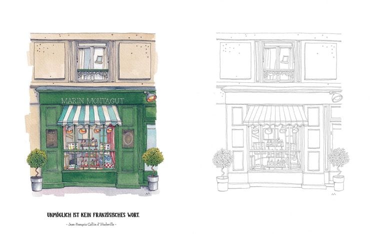 Produktbild: Meine Ausmalreise &ndash; Stadtansichten Paris