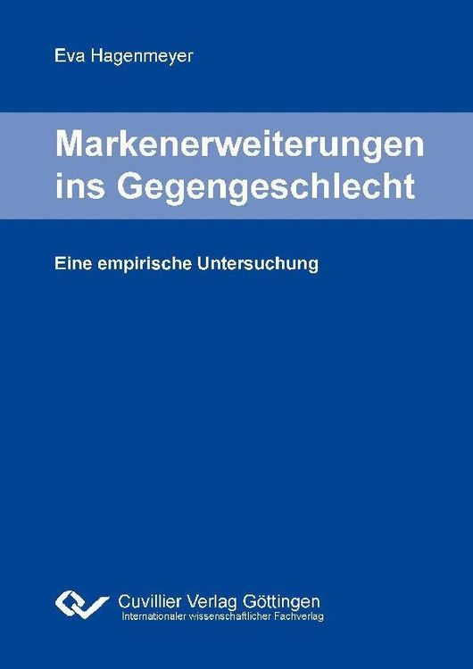 Produktbild: Markenerweiterungen ins Gegengeschlecht