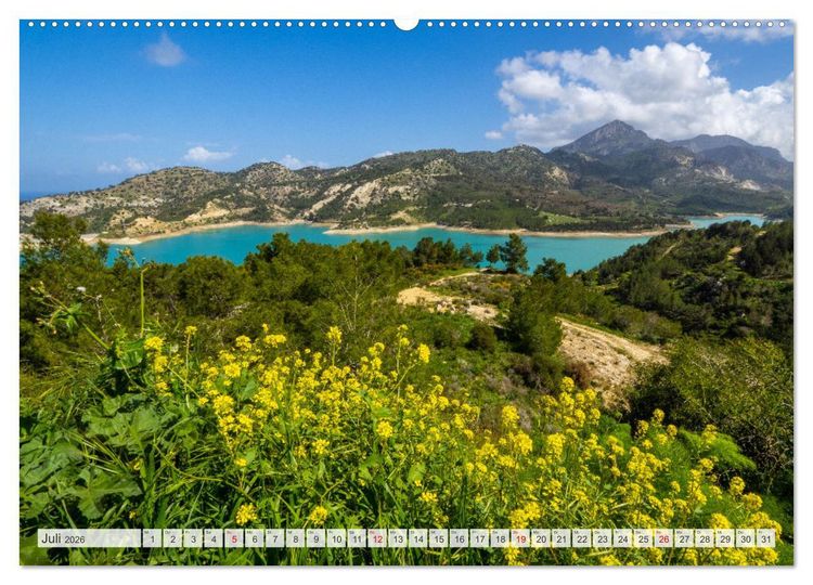 Produktbild: Urlaubsparadies in Nordzypern (hochwertiger Premium Wandkalender 2026 DIN A2 quer), Kunstdruck in Hochglanz