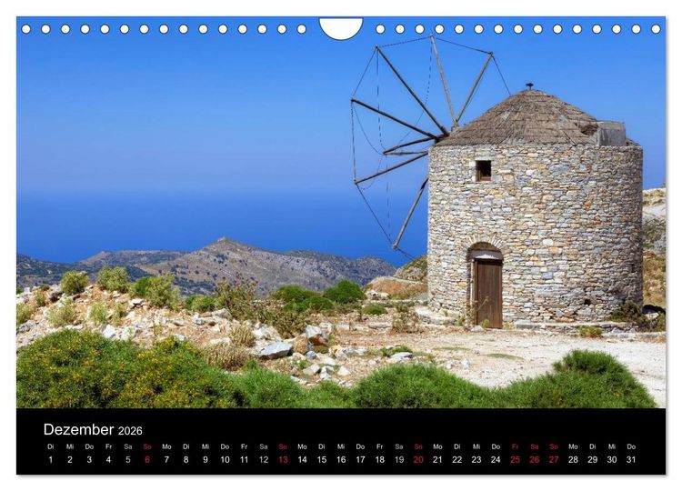 Produktbild: Die Kykladen (Wandkalender 2026 DIN A4 quer), CALVENDO Monatskalender