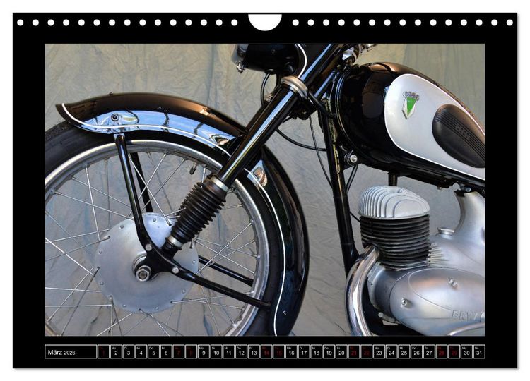 Produktbild: DKW RT 175 - Ein Motorrad der Auto Union (Wandkalender 2026 DIN A4 quer), CALVENDO Monatskalender