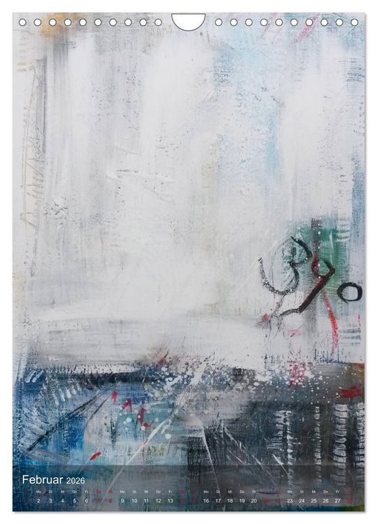 Produktbild: Expressive Malerei von Stefanie Rogge (Wandkalender 2026 DIN A4 hoch), CALVENDO Monatskalender