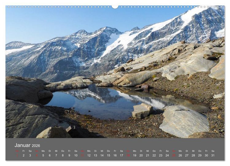 Produktbild: Bergseen der Alpen (Wandkalender 2026 DIN A2 quer), CALVENDO Monatskalender