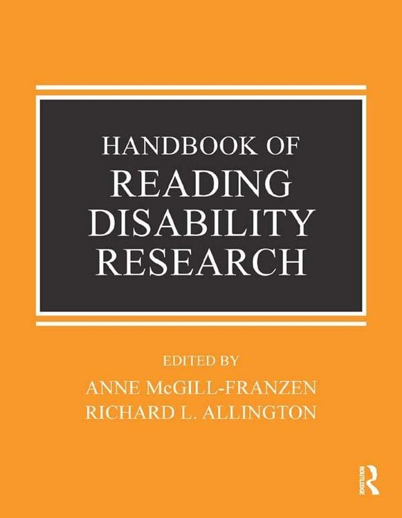 Produktbild: Handbook of Reading Disability Research