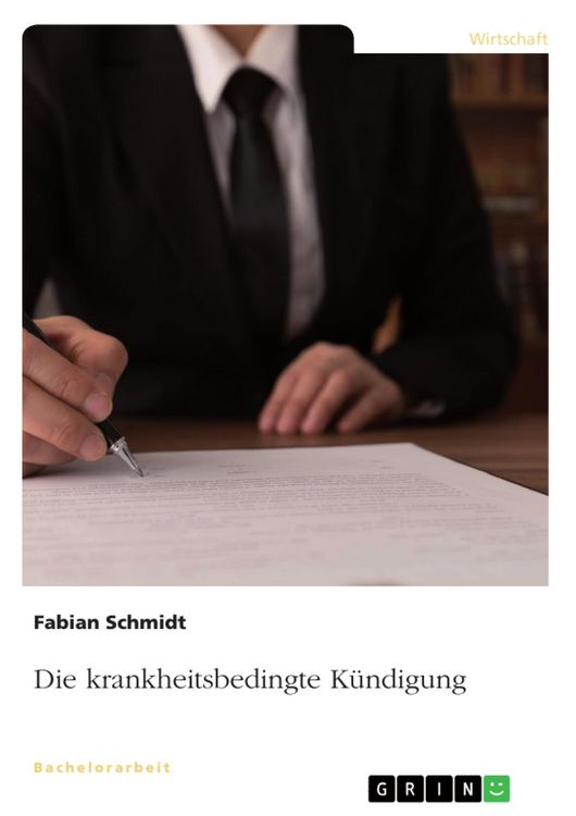 Produktbild: Die krankheitsbedingte K&uuml;ndigung