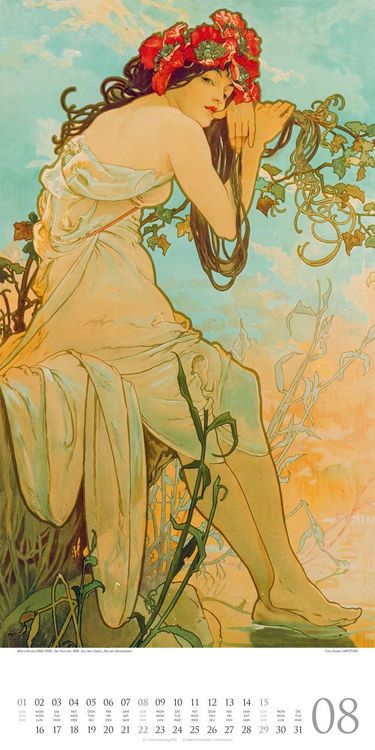 Produktbild: Alfons Mucha Kalender 2027