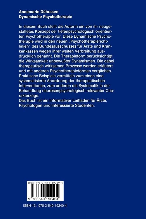 Produktbild: Dynamische Psychotherapie