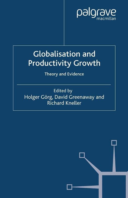 Produktbild: Globalisation and Productivity Growth