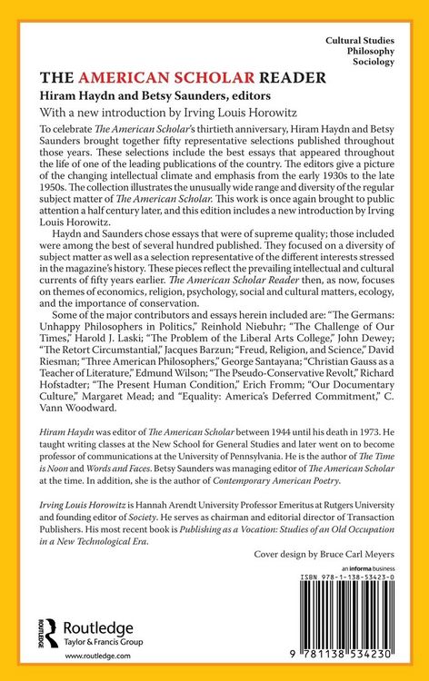Produktbild: The American Scholar Reader