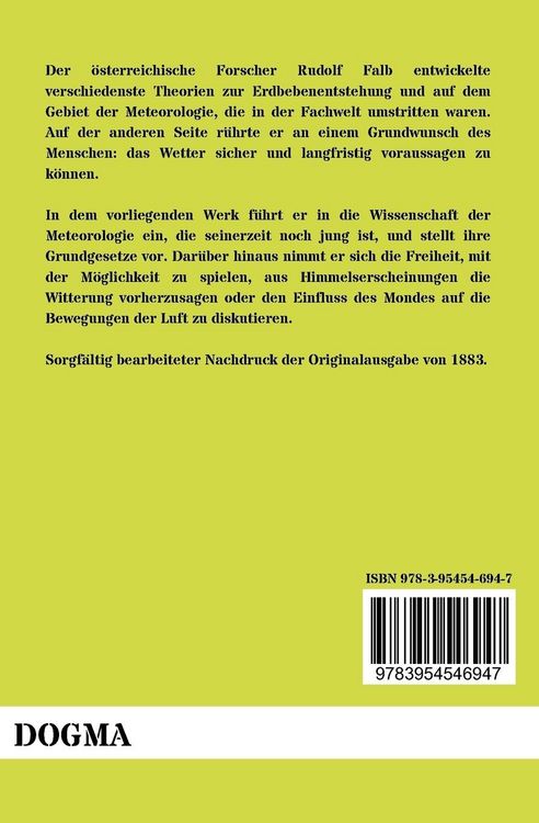 Produktbild: Wetterbriefe - Meteorologische Betrachtungen