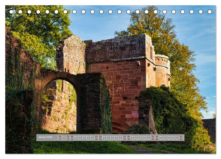 Produktbild: Burg Wildenberg (Tischkalender 2026 DIN A5 quer), CALVENDO Monatskalender