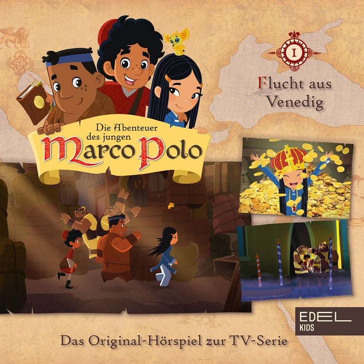 Produktbild: Folge 1: Flucht aus Venedig / Der verfluchte Schatz von Dalmatien (Das Original-H&ouml;rspiel zur TV-Serie)