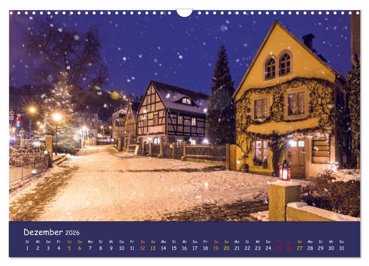 Produktbild: Elbflorenz - Dresden und Umgebung (Wandkalender 2026 DIN A3 quer), CALVENDO Monatskalender