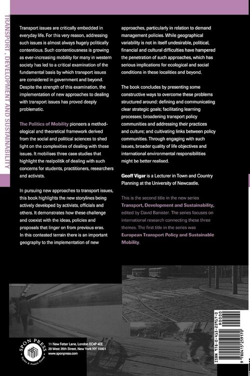 Produktbild: The Politics of Mobility