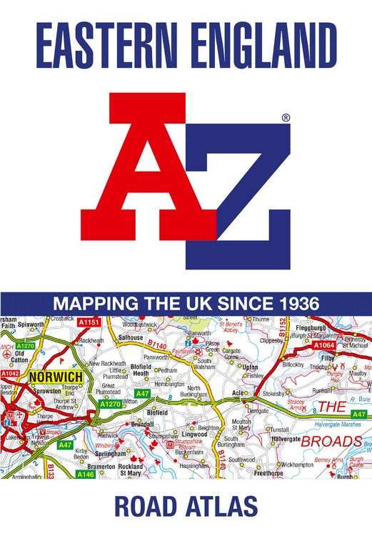 Produktbild: Eastern England A-Z Road Atlas