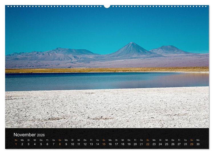 Produktbild: Atacama: Die W&uuml;ste im Norden Chiles (Wandkalender 2026 DIN A2 quer), CALVENDO Monatskalender