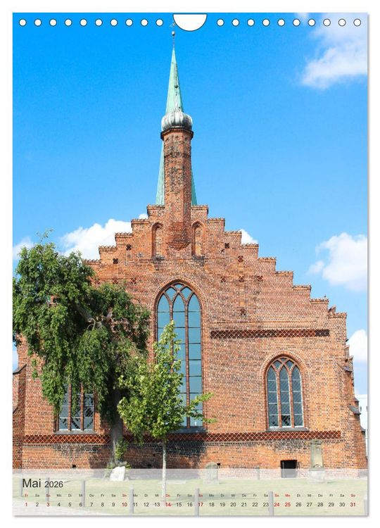 Produktbild: D&auml;nemark - Historisches F&uuml;nen (Wandkalender 2026 DIN A4 hoch), CALVENDO Monatskalender
