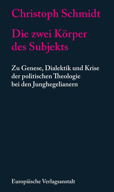 Produktbild: Die zwei K&ouml;rper des Subjekts