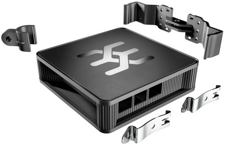 Produktbild: Weidm&uuml;ller UH20-RPI-4-BASE SBC-Geh&auml;use Passend f&uuml;r (Entwicklungskits): Raspberry Pi&reg; Schwarz