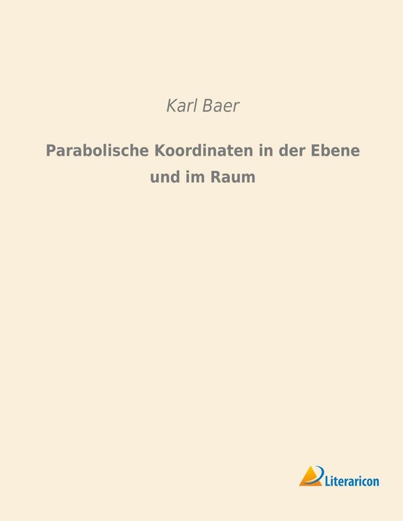 Produktbild: Parabolische Koordinaten in der Ebene und im Raum