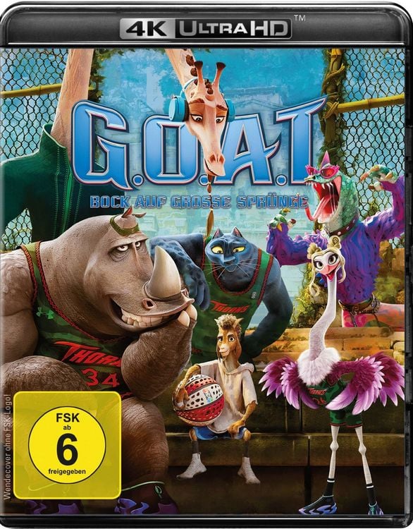 Produktbild: G.O.A.T. - Bock auf gro&szlig;e Spr&uuml;nge (4K Ultra HD+Blu-ray)