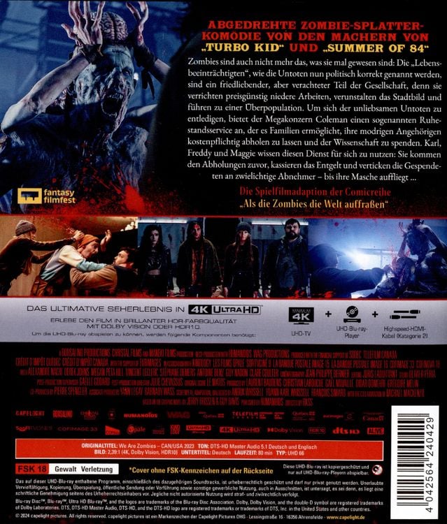 Produktbild: We Are Zombies (4K Ultra HD)