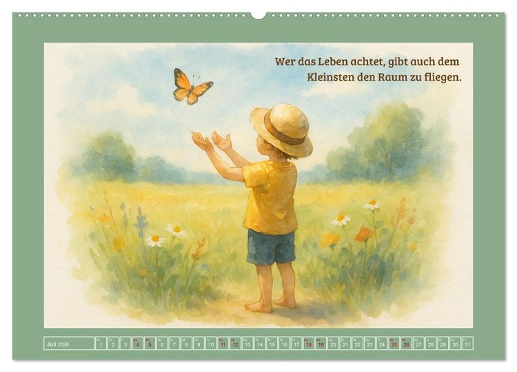 Produktbild: Wenn wir f&uuml;hlen (hochwertiger Premium Wandkalender 2026 DIN A2 quer), Kunstdruck in Hochglanz