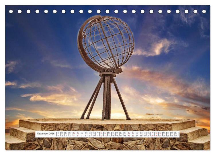 Produktbild: Norwegen - ein traumhaftes Reiseziel (Tischkalender 2026 DIN A5 quer), CALVENDO Monatskalender