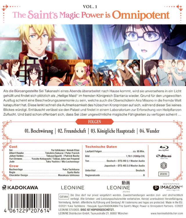 Produktbild: The Saint's Magic Power is Omnipotent Vol. 1