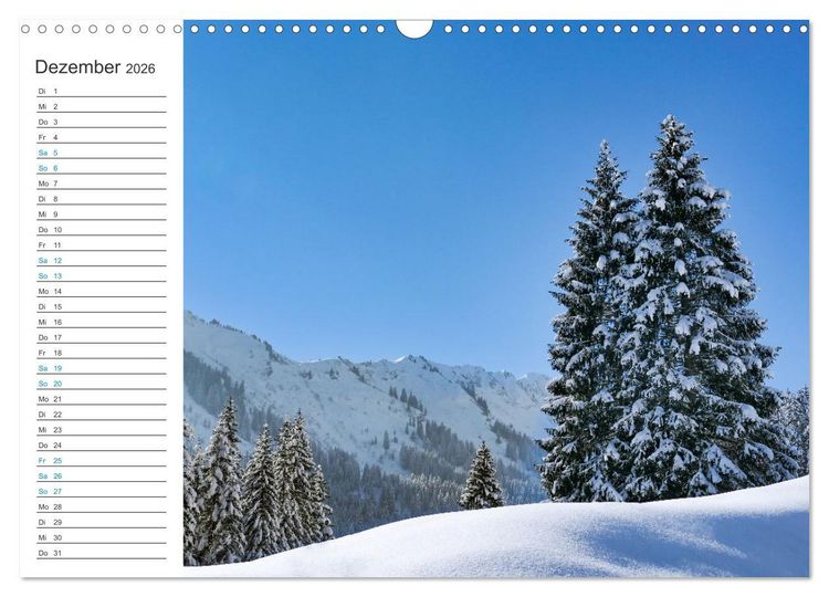 Produktbild: Faszination Alpen (Wandkalender 2026 DIN A3 quer), CALVENDO Monatskalender