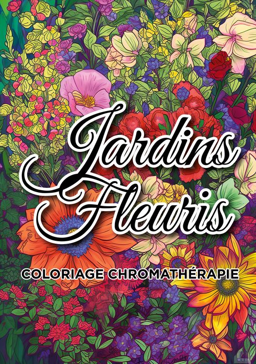 Produktbild: Jardins fleuris coloriage chromath&eacute;rapie