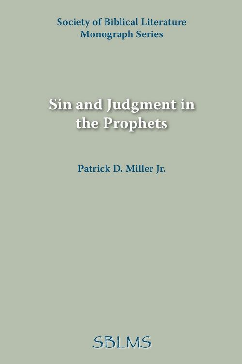 Produktbild: Sin and Judgment in the Prophets