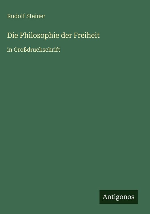 Produktbild: Die Philosophie der Freiheit