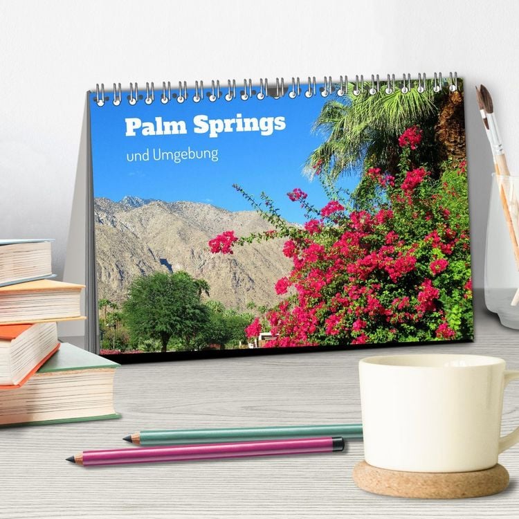 Produktbild: Palm Springs und Umgebung (Tischkalender 2026 DIN A5 quer), CALVENDO Monatskalender