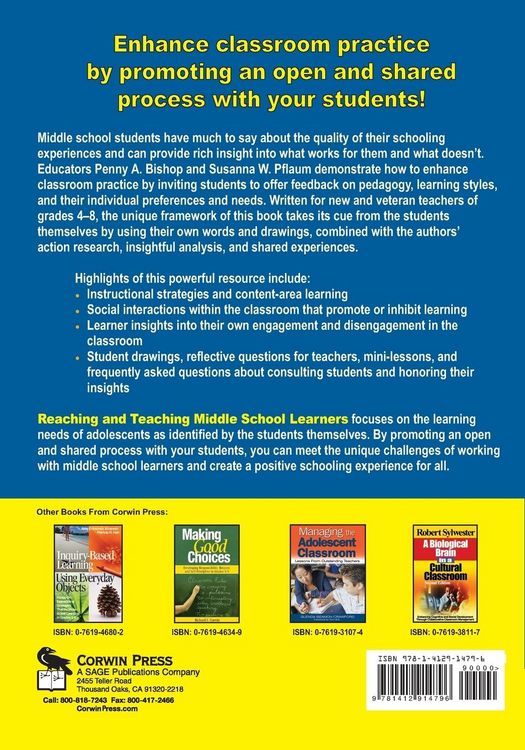 Produktbild: Reaching and Teaching Middle School Learners