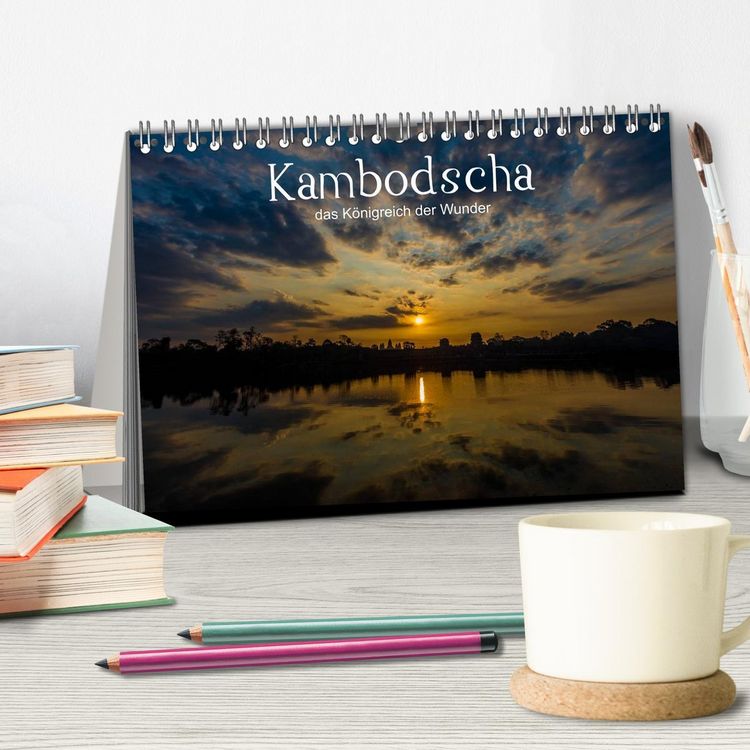 Produktbild: Kambodscha: das K&ouml;nigreich der Wunder (Tischkalender 2026 DIN A5 quer), CALVENDO Monatskalender