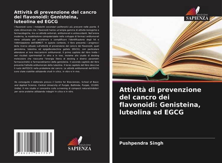 Produktbild: Attivit&agrave; di prevenzione del cancro dei flavonoidi: Genisteina, luteolina ed EGCG