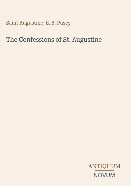 Produktbild: The Confessions of St. Augustine