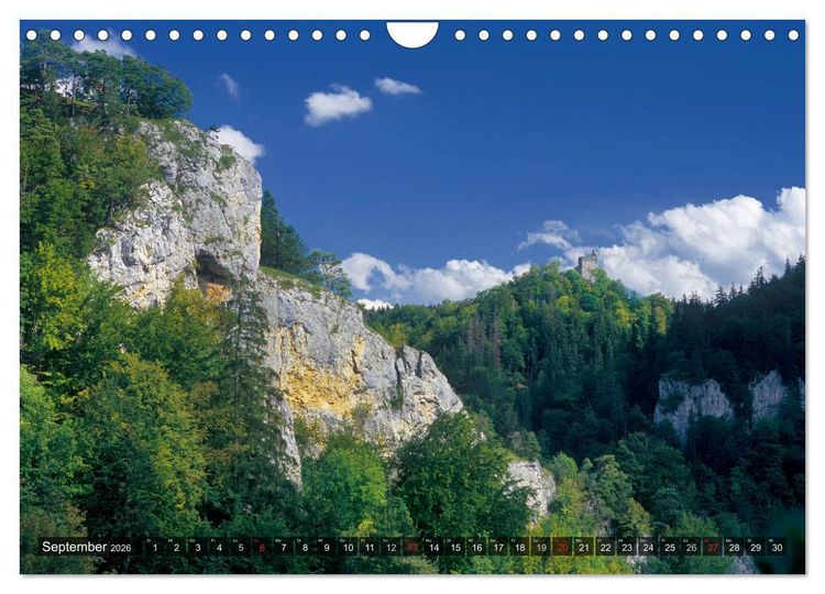 Produktbild: Kulturlandschaft Obere Donau (Wandkalender 2026 DIN A4 quer), CALVENDO Monatskalender