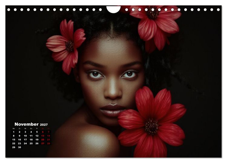 Produktbild: Florale Anmut (Wandkalender 2027 DIN A4 quer), CALVENDO Monatskalender