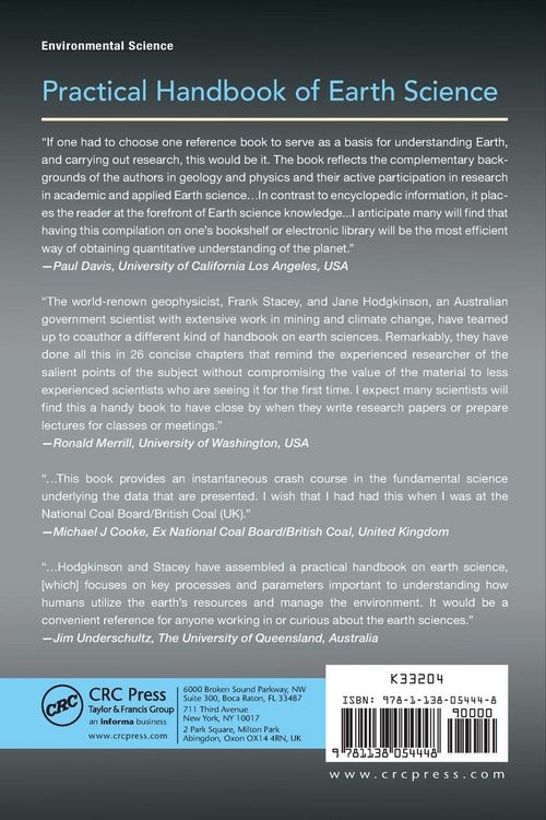 Produktbild: Practical Handbook of Earth Science
