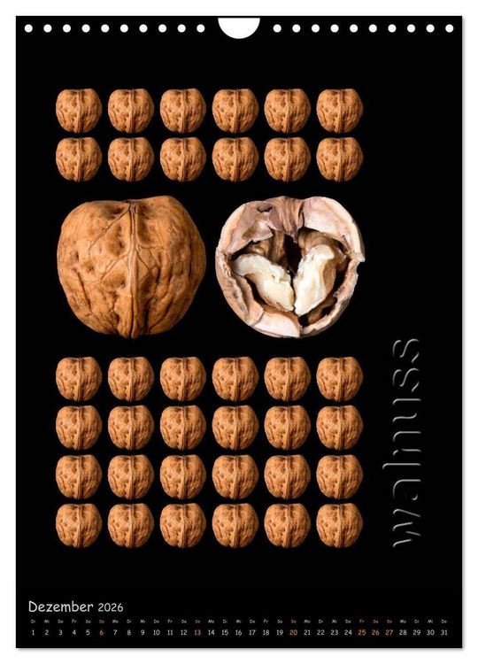 Produktbild: foodART - Fr&uuml;chte und Gem&uuml;se (Wandkalender 2026 DIN A4 hoch), CALVENDO Monatskalender