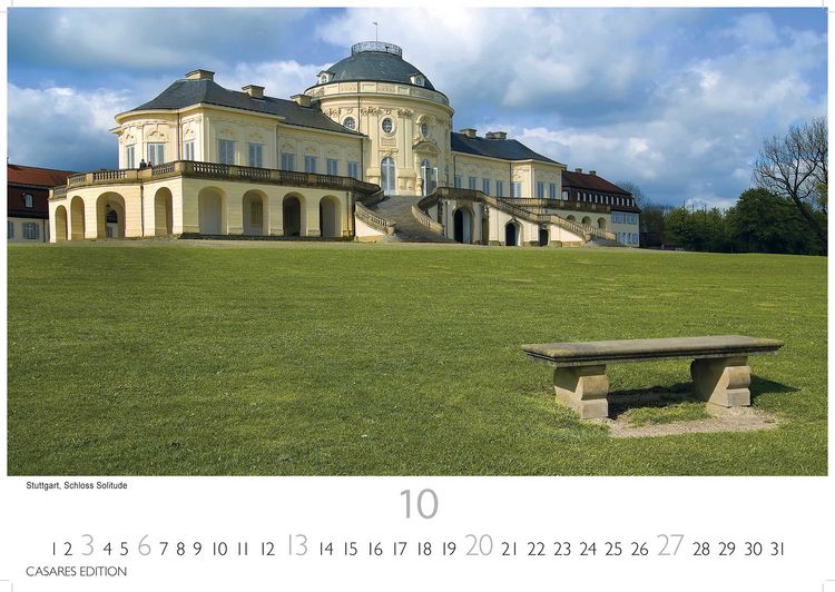 Produktbild: Schl&ouml;sser und G&auml;rten in Baden W&uuml;rttemberg 2024 L 35x50cm