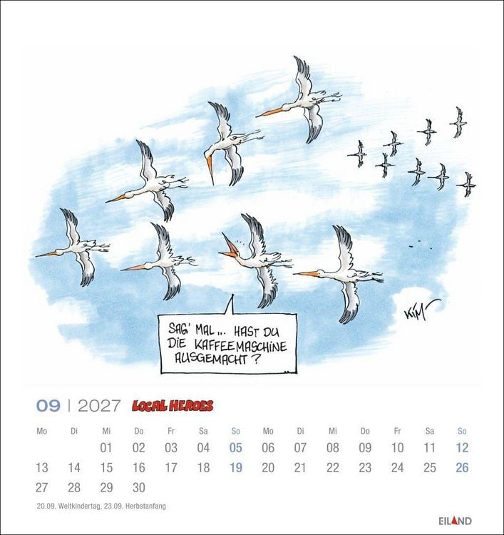 Produktbild: Local Heroes Postkartenkalender 2027 - Vom Leben hinter&acute;m Deich