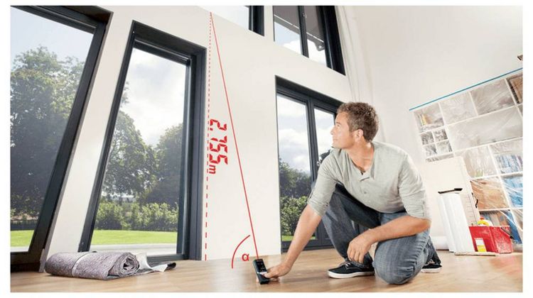Produktbild: Bosch Home and Garden AdvancedDistance 50C Laser-Entfernungsmesser Bluetooth, Touchscreen 50 m