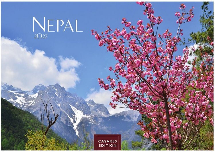 Produktbild: Nepal Kalender 2027 &ndash; Wandkalender | Fotokalender Asien 24x35cm - Atemberaubende Fotos der Himalaya-Gipfel, Tempel und heiligen St&auml;tten Nepals