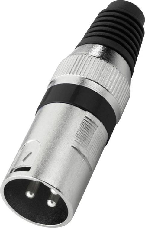 Produktbild: Monacor XLR-207P/SW XLR-Stecker