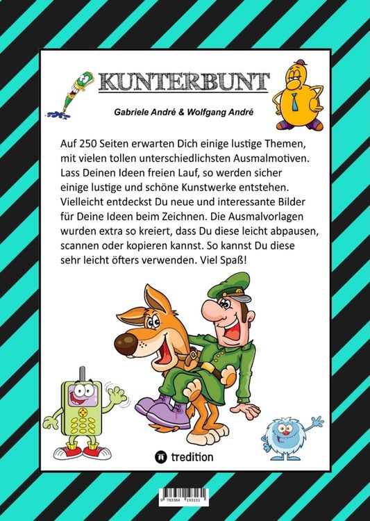 Produktbild: Mega Malbuch - Kunterbunte Lustige Ausmahlmotive - Verschiedene Themenwelten - Tiere - Fahrzeuge - Witzige Figuren - H&auml;user - Musiker